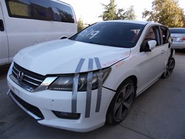 2014 Honda Accord Sport White Sedan 2.4L AT #A23815